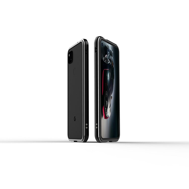 For Google Pixel 5 Aurora Series Metal Frame Protective Case
