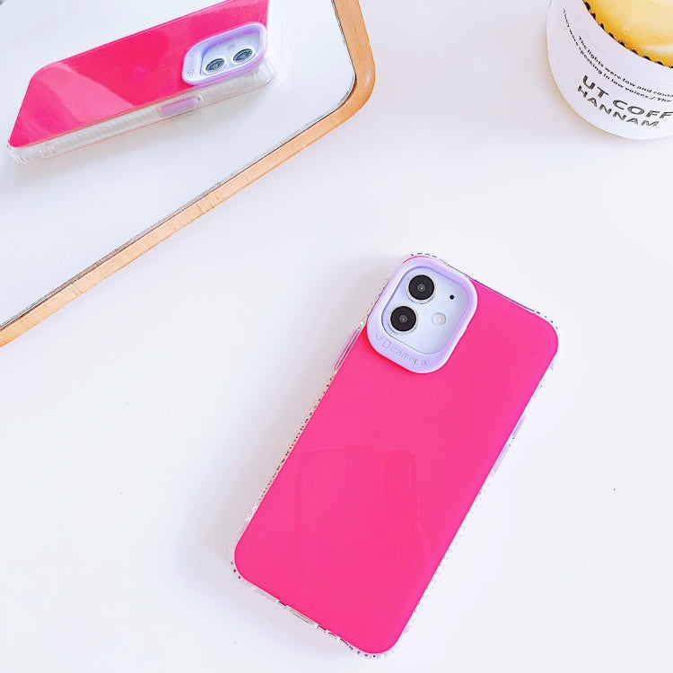 For iPhone 12 mini TPU + Acrylic Anti-fall Mirror Phone Protective Case