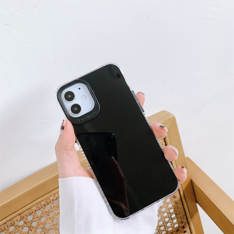 For iPhone 12 mini TPU + Acrylic Anti-fall Mirror Phone Protective Case