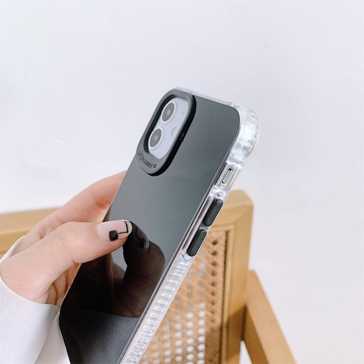 For iPhone 12 mini TPU + Acrylic Anti-fall Mirror Phone Protective Case