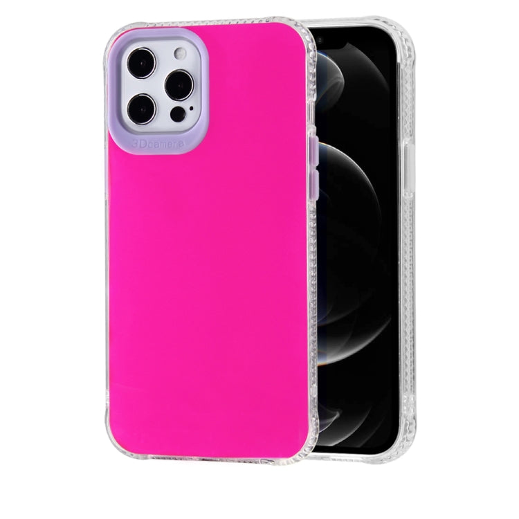 For iPhone 12 / 12 Pro TPU + Acrylic Anti-fall Mirror Phone Protective Case