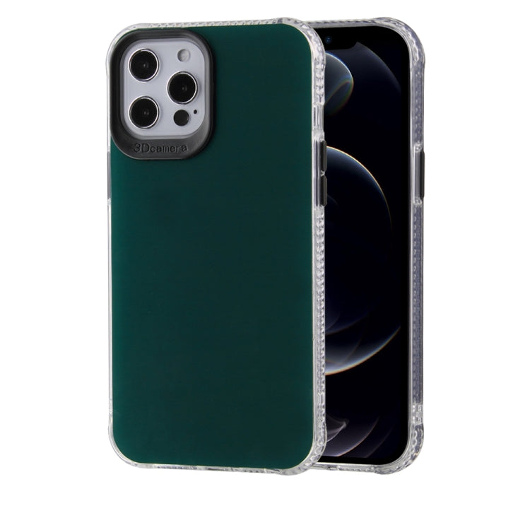 For iPhone 12 / 12 Pro TPU + Acrylic Anti-fall Mirror Phone Protective Case