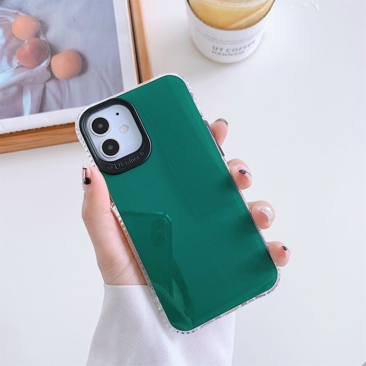 For iPhone 12 / 12 Pro TPU + Acrylic Anti-fall Mirror Phone Protective Case