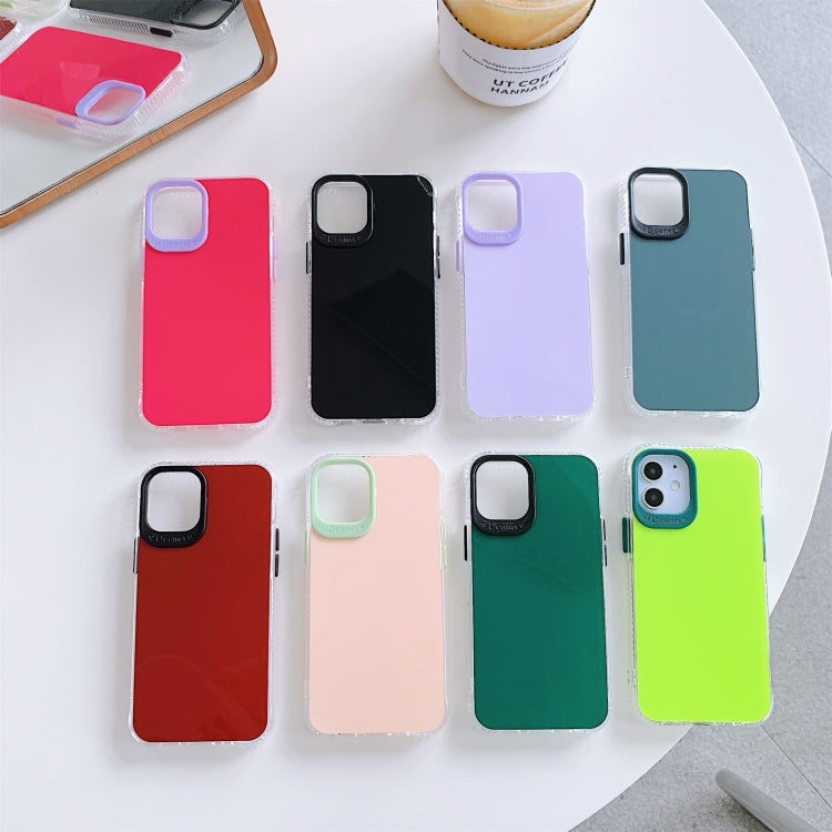 For iPhone 12 / 12 Pro TPU + Acrylic Anti-fall Mirror Phone Protective Case