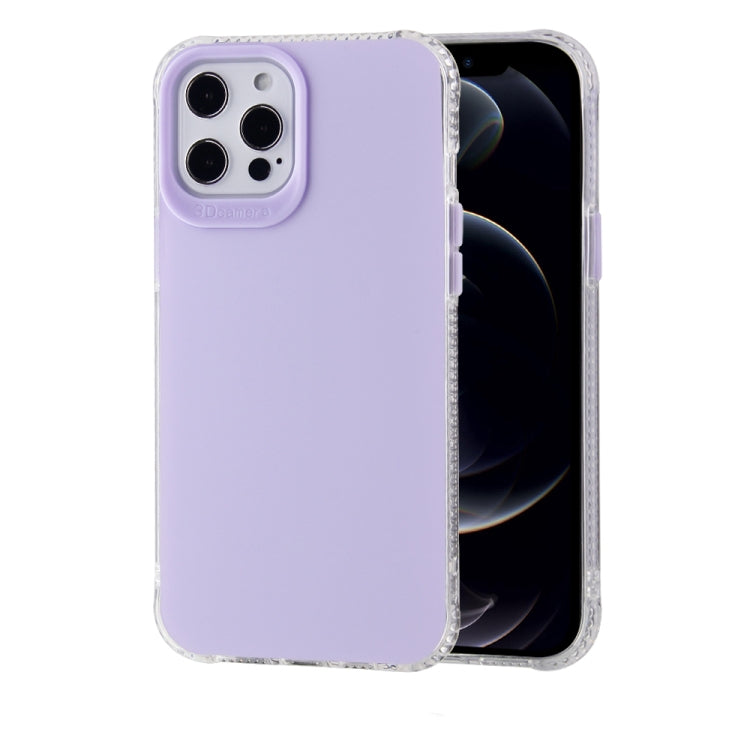 For iPhone 12 Pro Max TPU + Acrylic Anti-fall Mirror Phone Protective Case