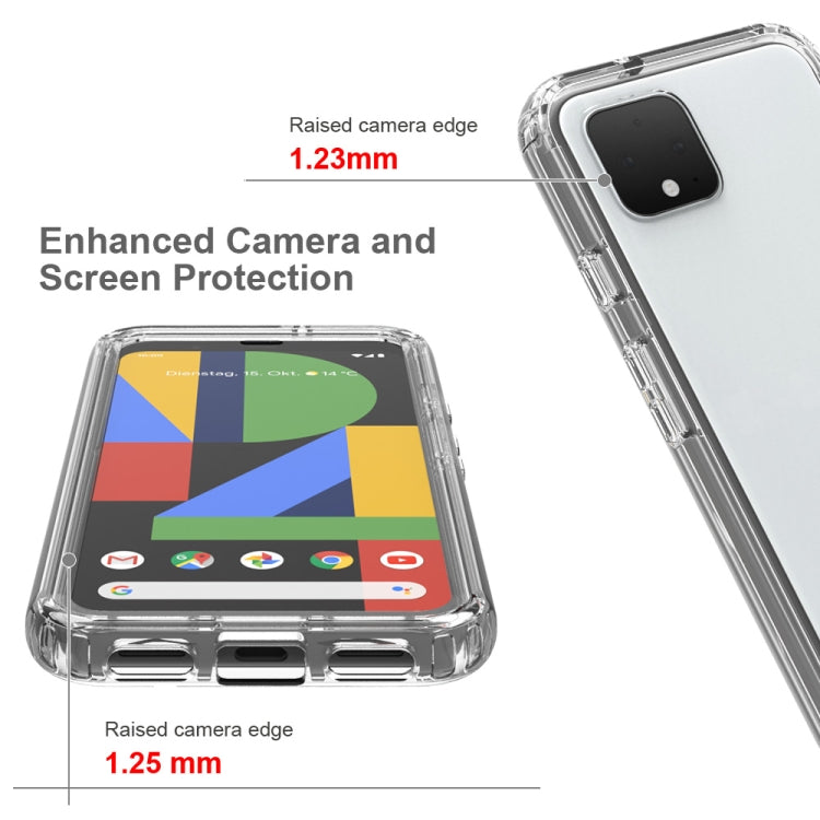 For Google Pixel 4 Shockproof Highly Transparent PC+TPU Protective Case