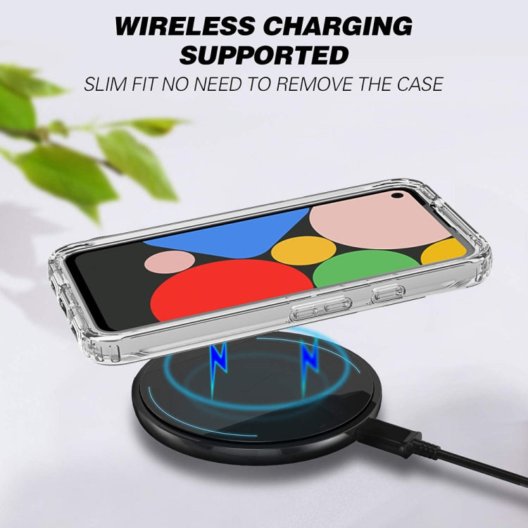 For Google Pixel 4a Shockproof Highly Transparent PC+TPU Protective Case