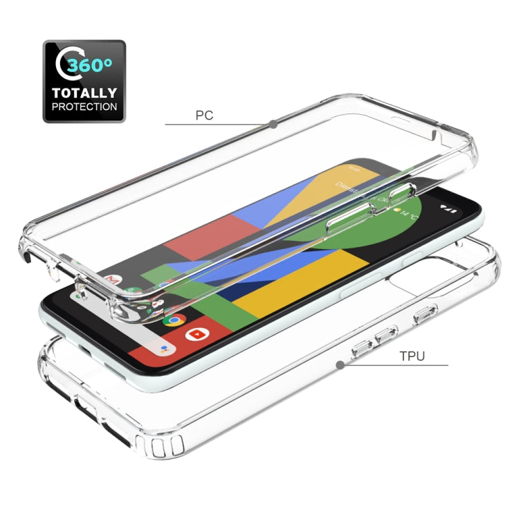 For Google Pixel 4XL Shockproof Highly Transparent PC+TPU Protective Case