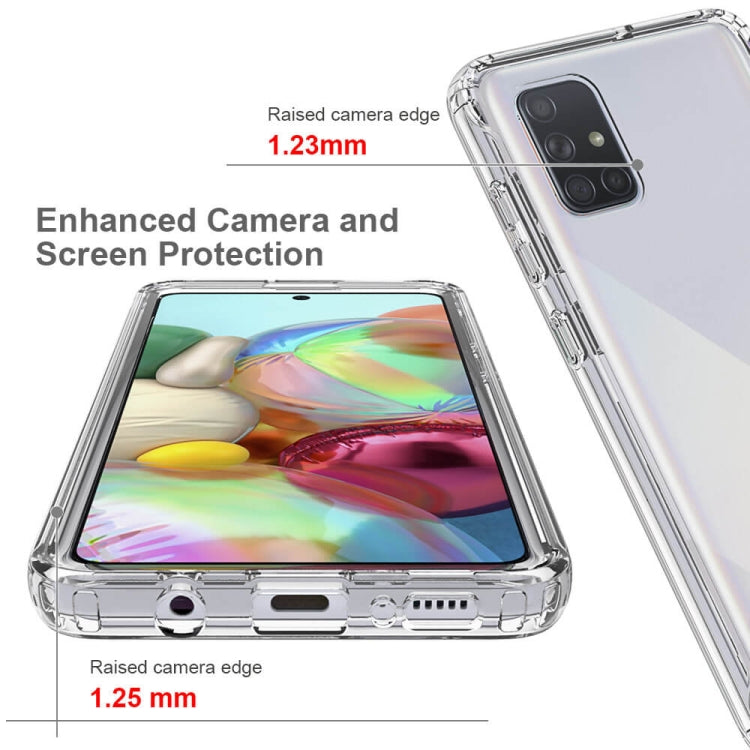 For Samsung Galaxy A71 Shockproof Highly Transparent PC+TPU Protective Case