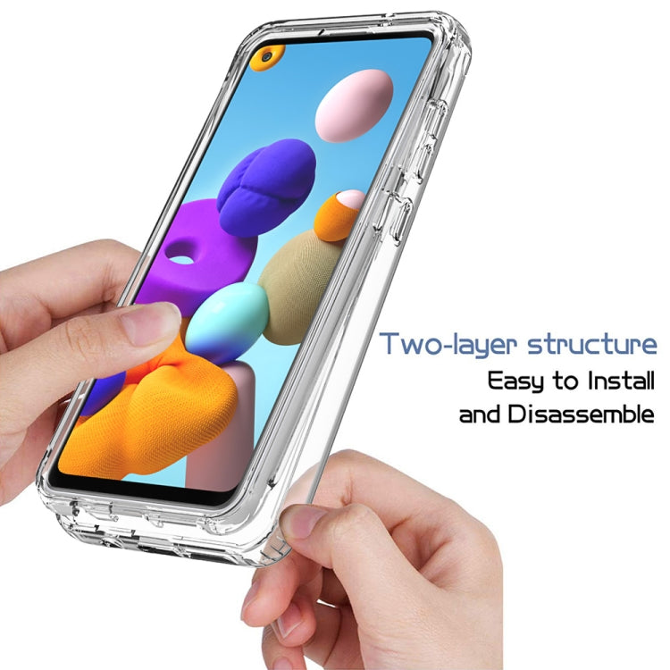 For Samsung Galaxy A21s Shockproof Highly Transparent PC+TPU Protective Case