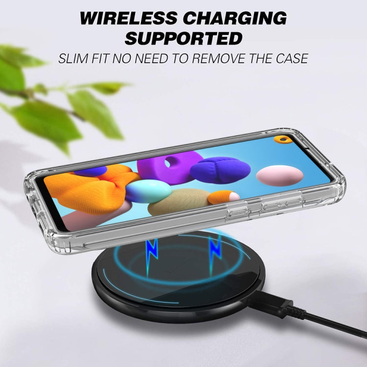 For Samsung Galaxy A21s Shockproof Highly Transparent PC+TPU Protective Case