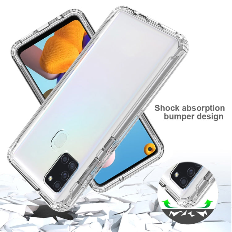 For Samsung Galaxy A21s Shockproof Highly Transparent PC+TPU Protective Case