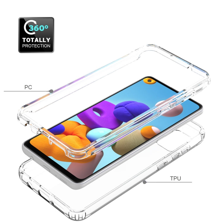 For Samsung Galaxy A21s Shockproof Highly Transparent PC+TPU Protective Case
