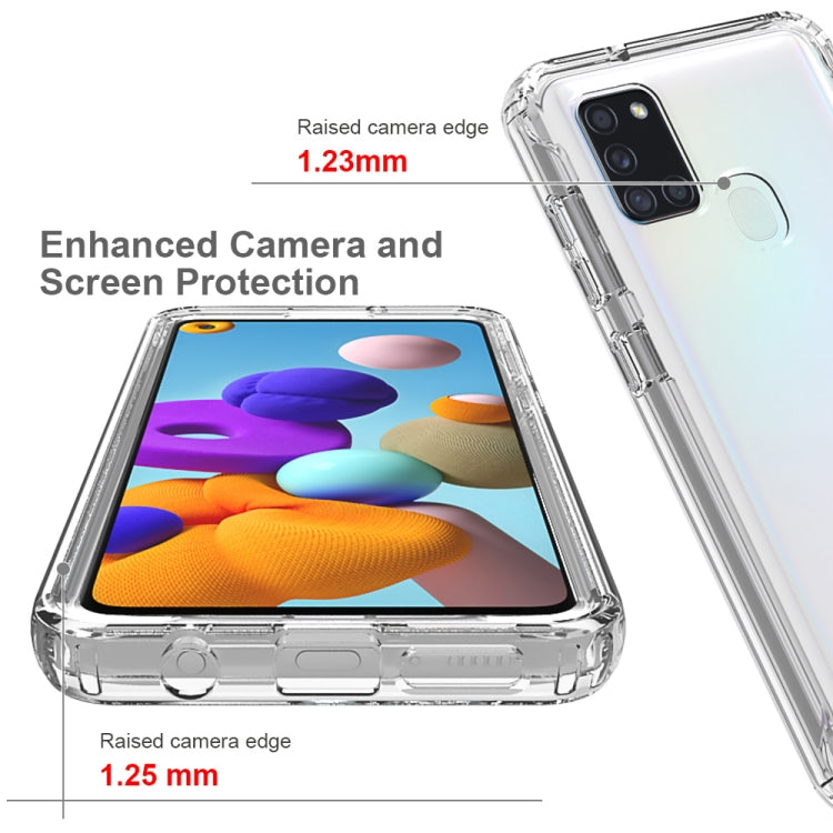 For Samsung Galaxy A21s Shockproof Highly Transparent PC+TPU Protective Case