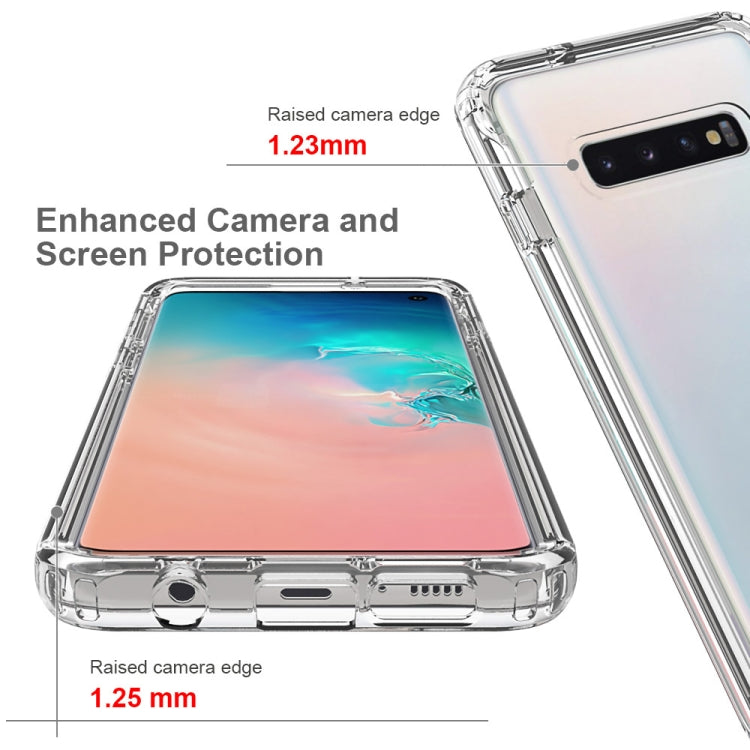 For Samsung Galaxy S10 Shockproof  High Transparency PC+TPU Candy Colors Protective Case