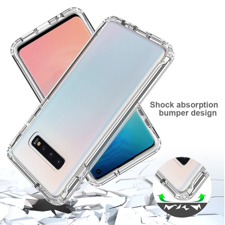 For Samsung Galaxy S10 Shockproof  High Transparency PC+TPU Candy Colors Protective Case