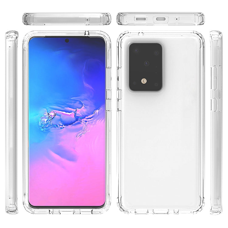 For Samsung Galaxy S20 Ultra Shockproof  High Transparency PC+TPU Candy Colors Protective Case