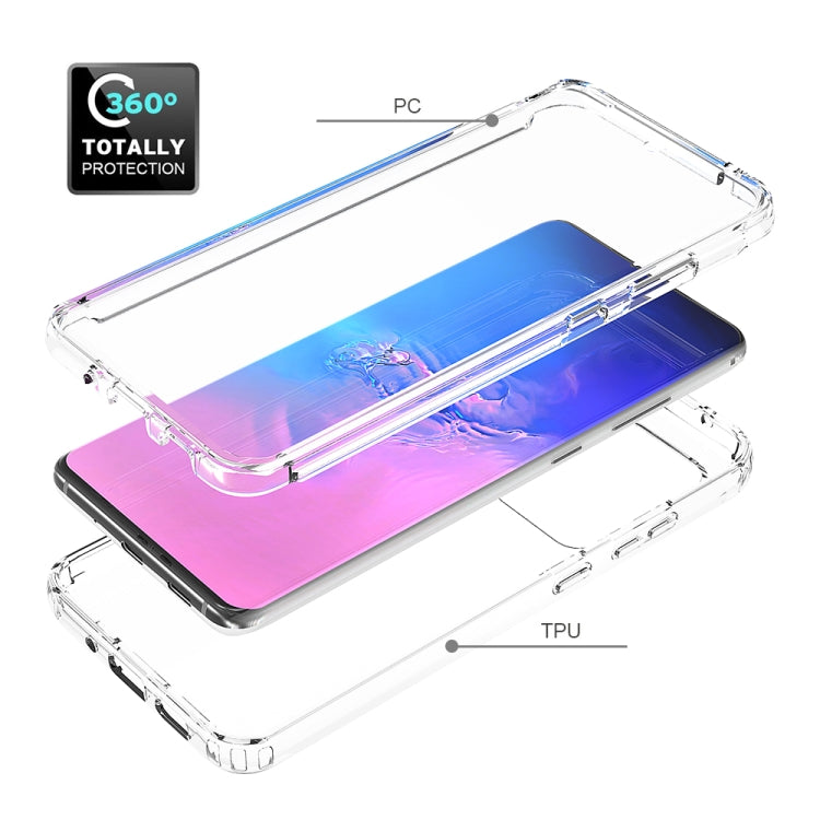 For Samsung Galaxy S20 Ultra Shockproof  High Transparency PC+TPU Candy Colors Protective Case