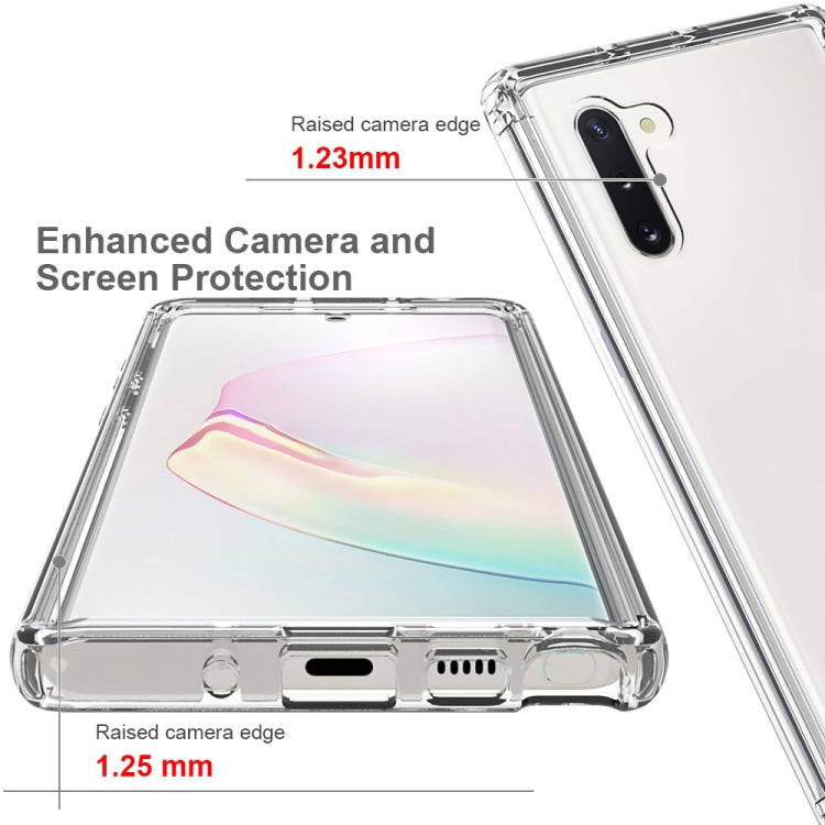 For Samsung Galaxy Note10 Shockproof  High Transparency PC+TPU Candy Colors Protective Case