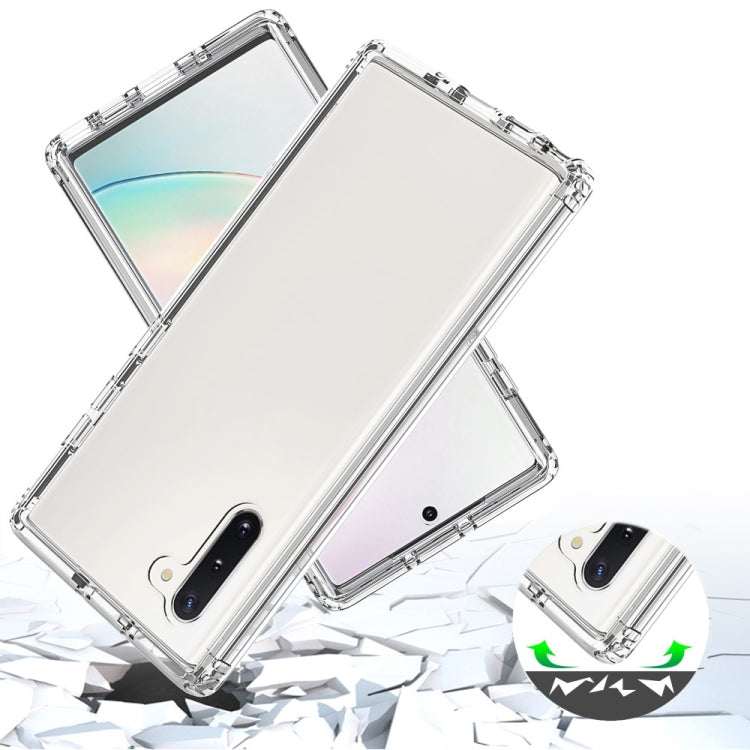 For Samsung Galaxy Note10 Shockproof  High Transparency PC+TPU Candy Colors Protective Case