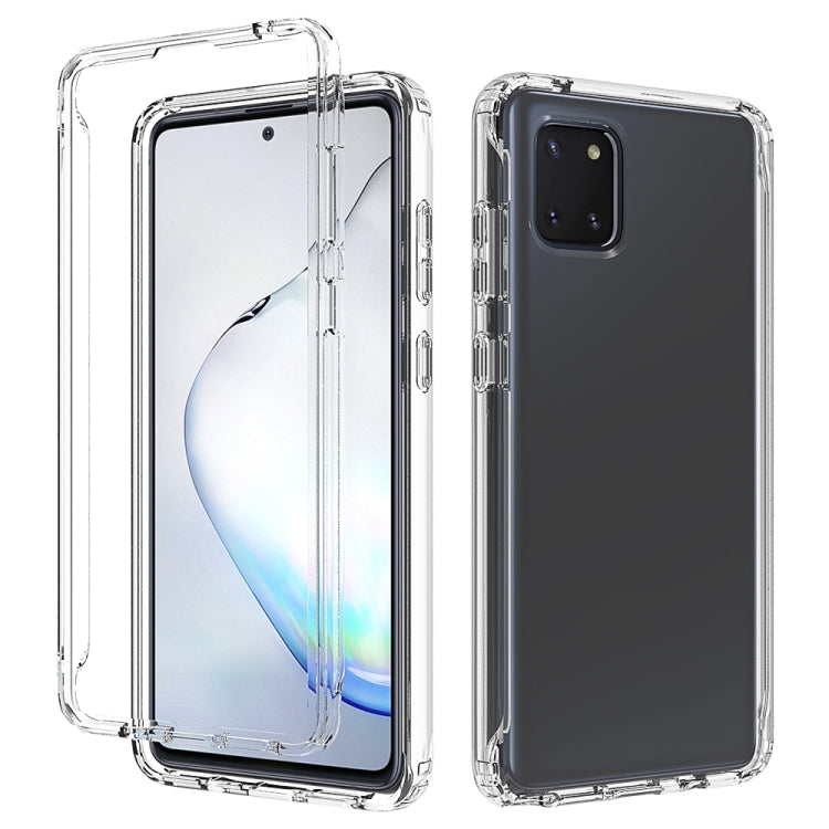 For Samsung Galaxy Note10 Lite Shockproof  High Transparency PC+TPU Candy Colors Protective Case