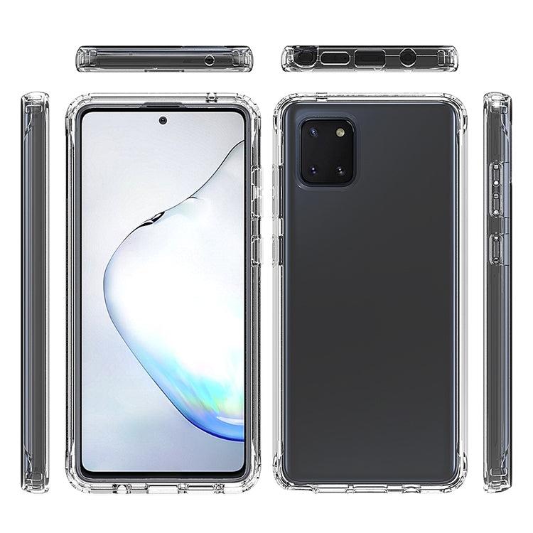 For Samsung Galaxy Note10 Lite Shockproof  High Transparency PC+TPU Candy Colors Protective Case