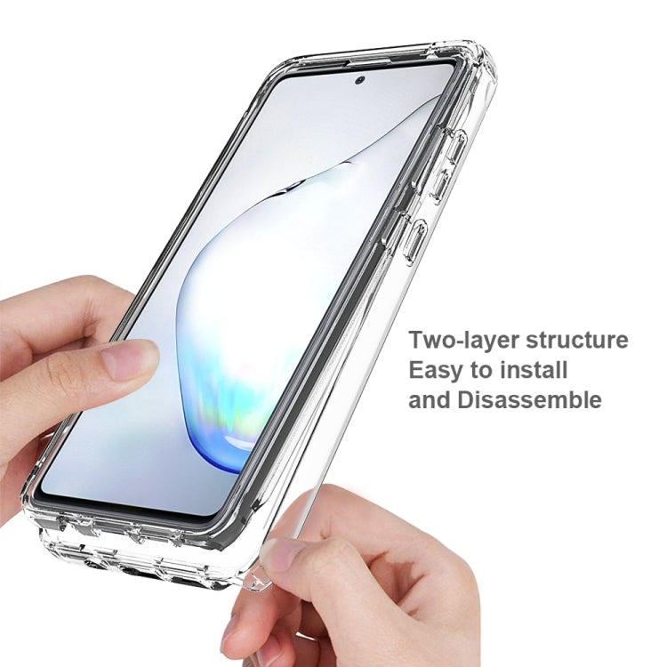 For Samsung Galaxy Note10 Lite Shockproof  High Transparency PC+TPU Candy Colors Protective Case