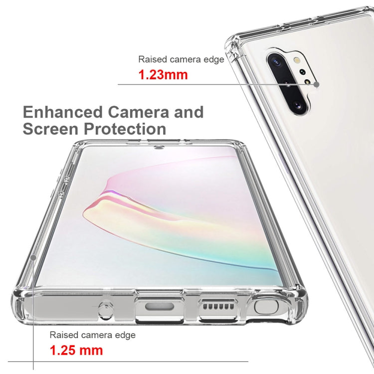For Samsung Galaxy Note10 Plus Shockproof  High Transparency PC+TPU Candy Colors Protective Case