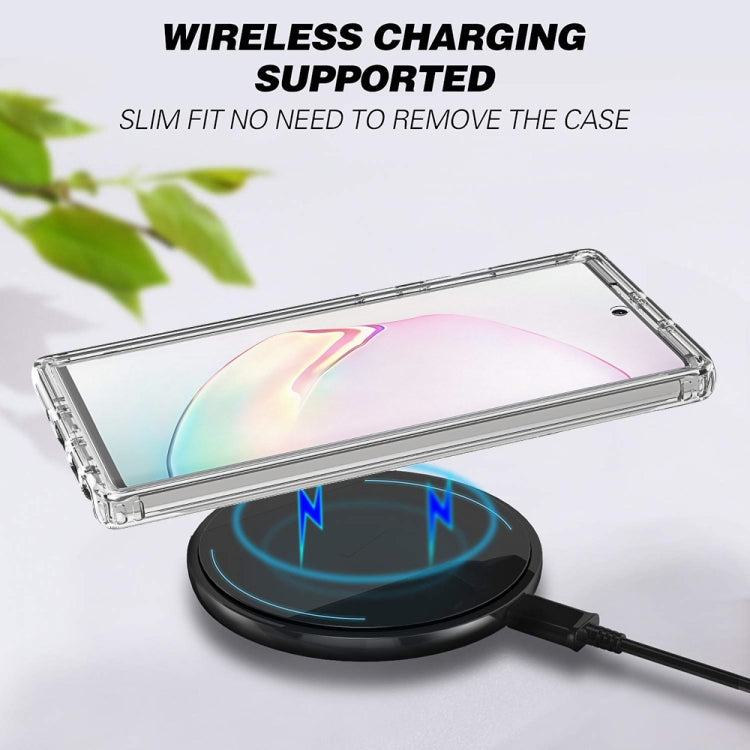 For Samsung Galaxy Note10 Plus Shockproof  High Transparency PC+TPU Candy Colors Protective Case