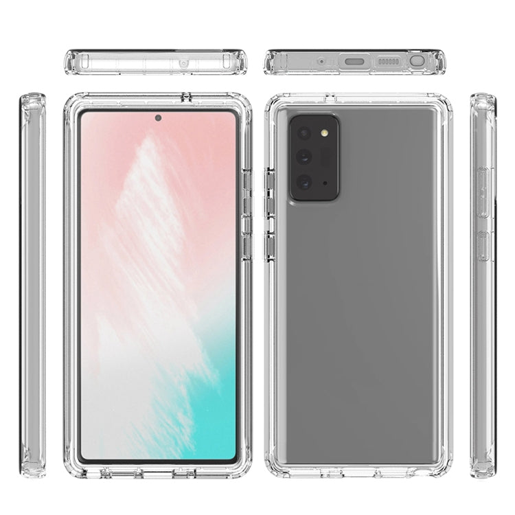 For Samsung Galaxy Note20 Shockproof  High Transparency PC+TPU Candy Colors Protective Case