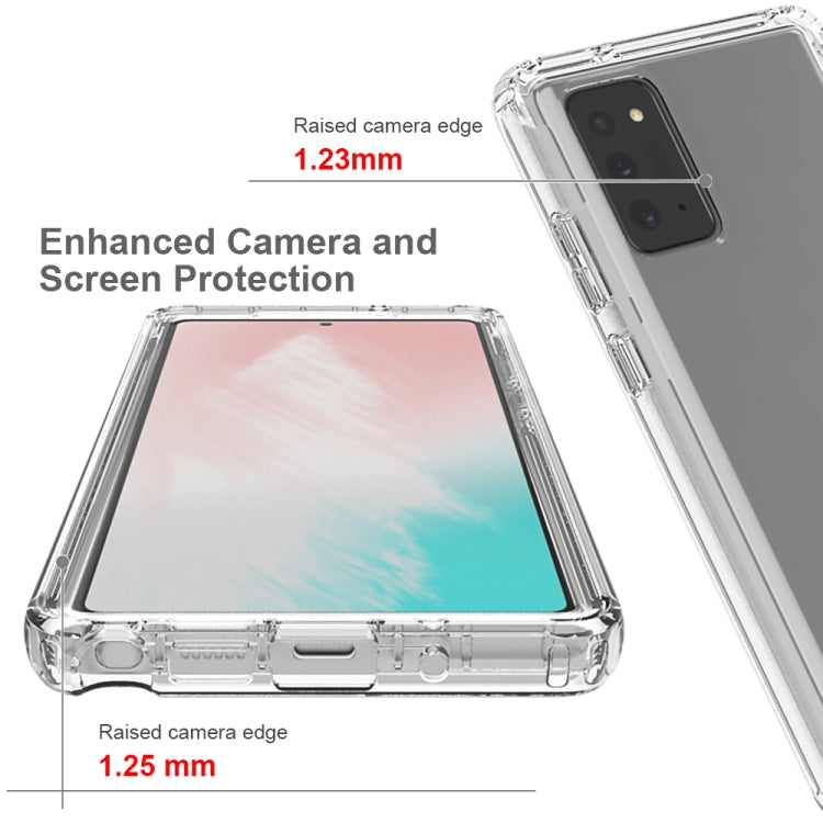 For Samsung Galaxy Note20 Shockproof  High Transparency PC+TPU Candy Colors Protective Case