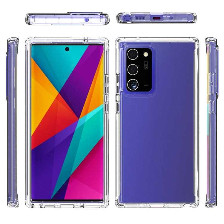 For Samsung Galaxy Note20 Ultra Shockproof  High Transparency PC+TPU Candy Colors Protective Case