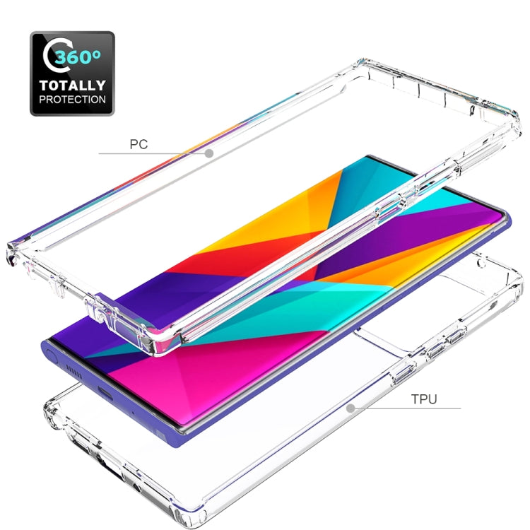 For Samsung Galaxy Note20 Ultra Shockproof  High Transparency PC+TPU Candy Colors Protective Case