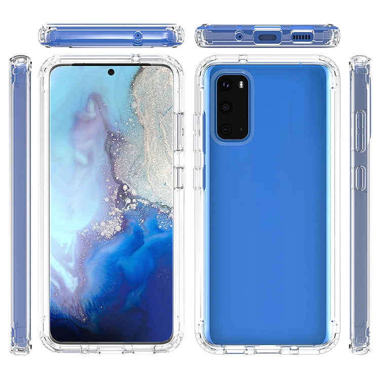 For Samsung Galaxy S20 Shockproof  High Transparency PC+TPU Candy Colors Protective Case