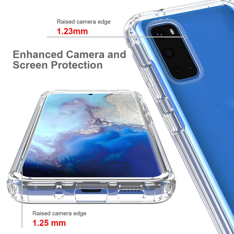 For Samsung Galaxy S20 Shockproof  High Transparency PC+TPU Candy Colors Protective Case