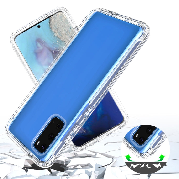 For Samsung Galaxy S20 Shockproof  High Transparency PC+TPU Candy Colors Protective Case