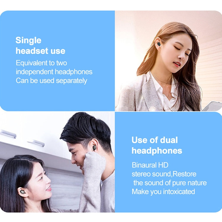 L21 Pro IPX7 Waterproof Wireless Bluetooth Earphone with Charging Box & Digital Display, Support Siri & Call