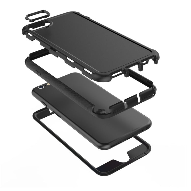 360 All-inclusive Shockproof Precise Hole PC + TPU Protective Case For iPhone 6s / 6
