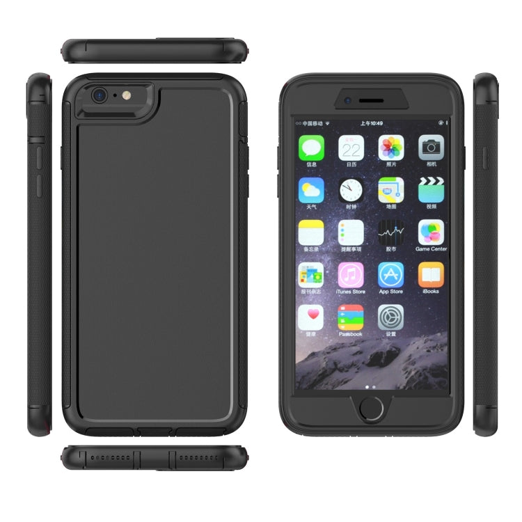 360 All-inclusive Shockproof Precise Hole PC + TPU Protective Case For iPhone 6s Plus / 6 Plus