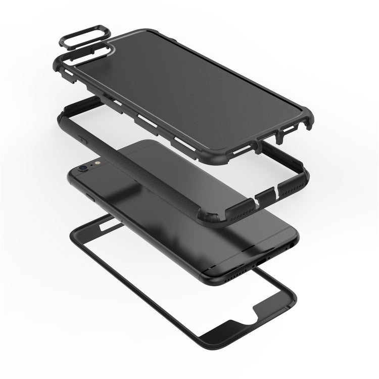 360 All-inclusive Shockproof Precise Hole PC + TPU Protective Case For iPhone 6s Plus / 6 Plus