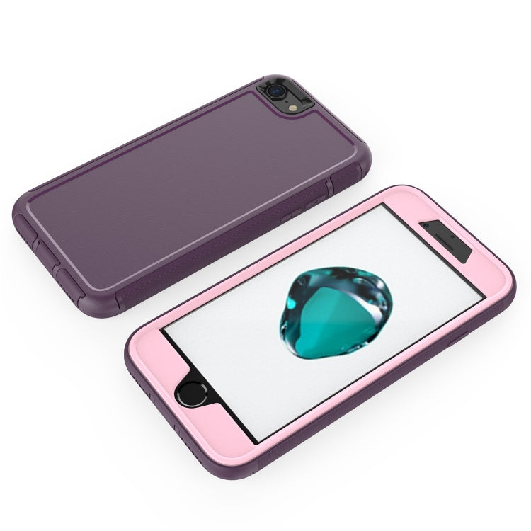 For iPhone SE 2022 / SE 2020 / 8 / 7 360 All-inclusive Shockproof Precise Hole PC + TPU Protective Case