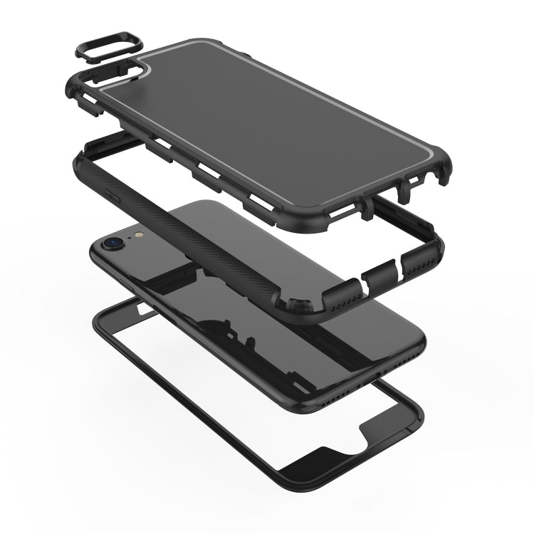 For iPhone SE 2022 / SE 2020 / 8 / 7 360 All-inclusive Shockproof Precise Hole PC + TPU Protective Case