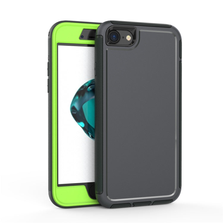 For iPhone SE 2022 / SE 2020 / 8 / 7 360 All-inclusive Shockproof Precise Hole PC + TPU Protective Case
