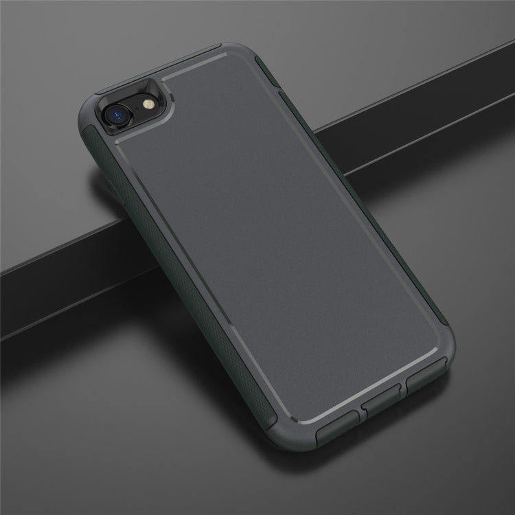 For iPhone SE 2022 / SE 2020 / 8 / 7 360 All-inclusive Shockproof Precise Hole PC + TPU Protective Case