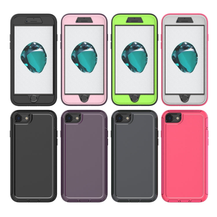 For iPhone SE 2022 / SE 2020 / 8 / 7 360 All-inclusive Shockproof Precise Hole PC + TPU Protective Case