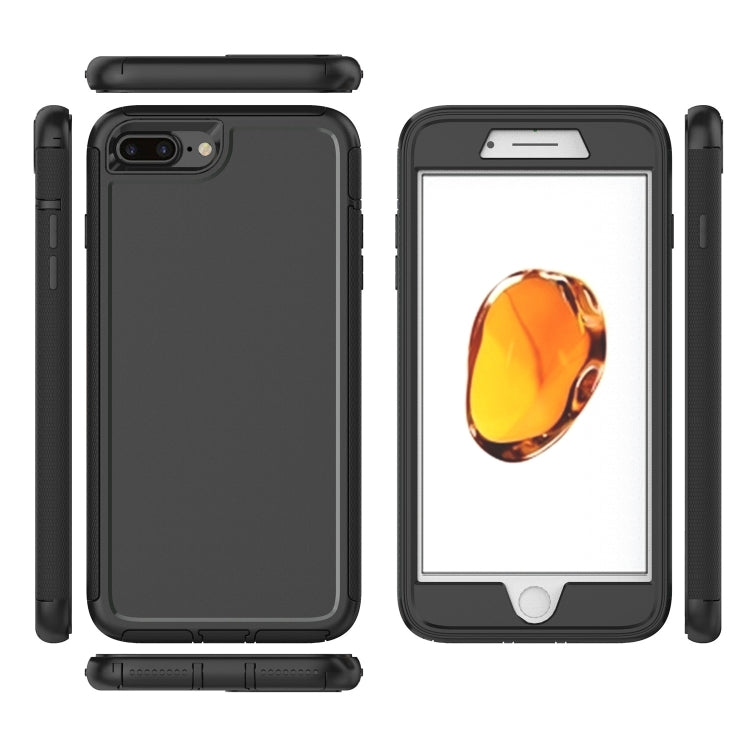 360 All-inclusive Shockproof Precise Hole PC + TPU Protective Case For iPhone 8 Plus / 7 Plus