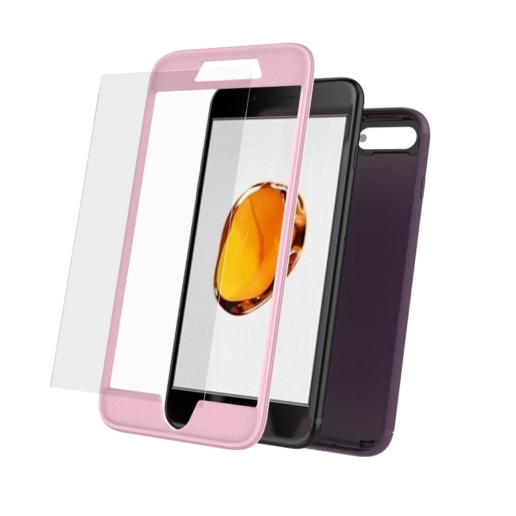 360 All-inclusive Shockproof Precise Hole PC + TPU Protective Case For iPhone 8 Plus / 7 Plus