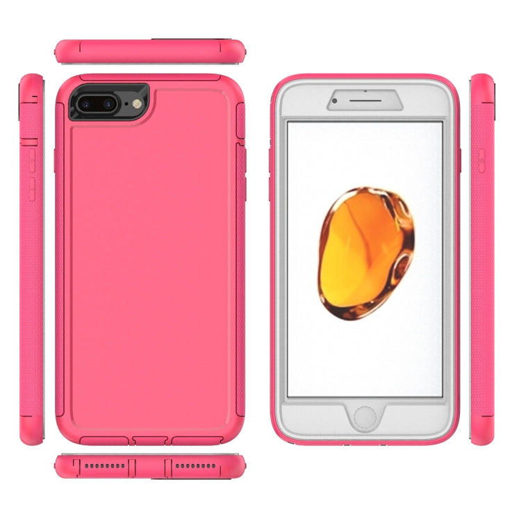 360 All-inclusive Shockproof Precise Hole PC + TPU Protective Case For iPhone 8 Plus / 7 Plus