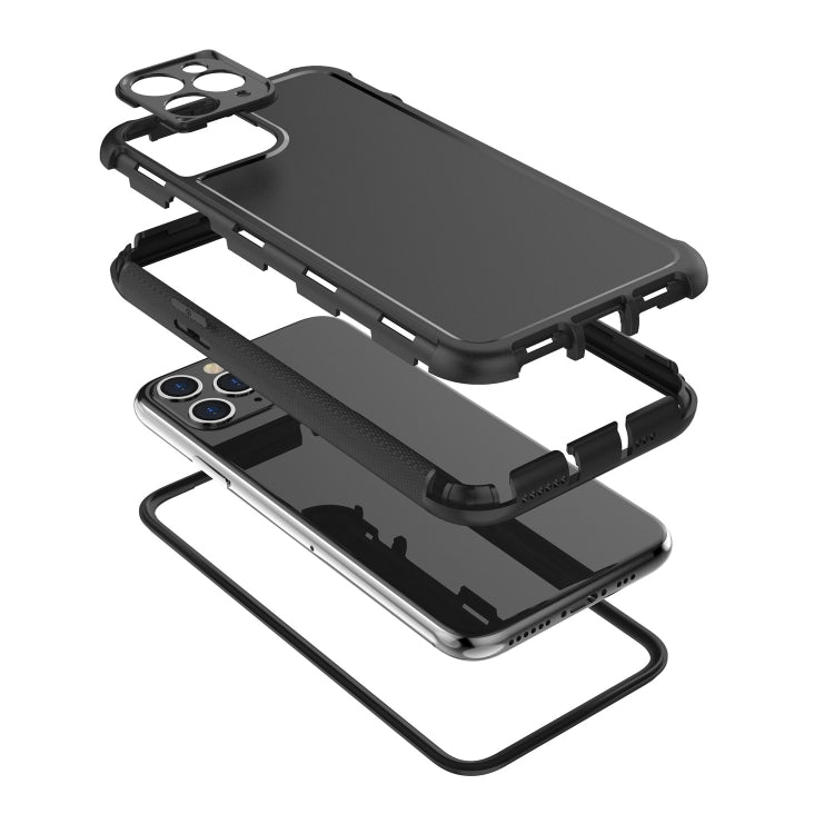 For iPhone 11 Pro Max 360 All-inclusive Shockproof Precise Hole PC + TPU Protective Case