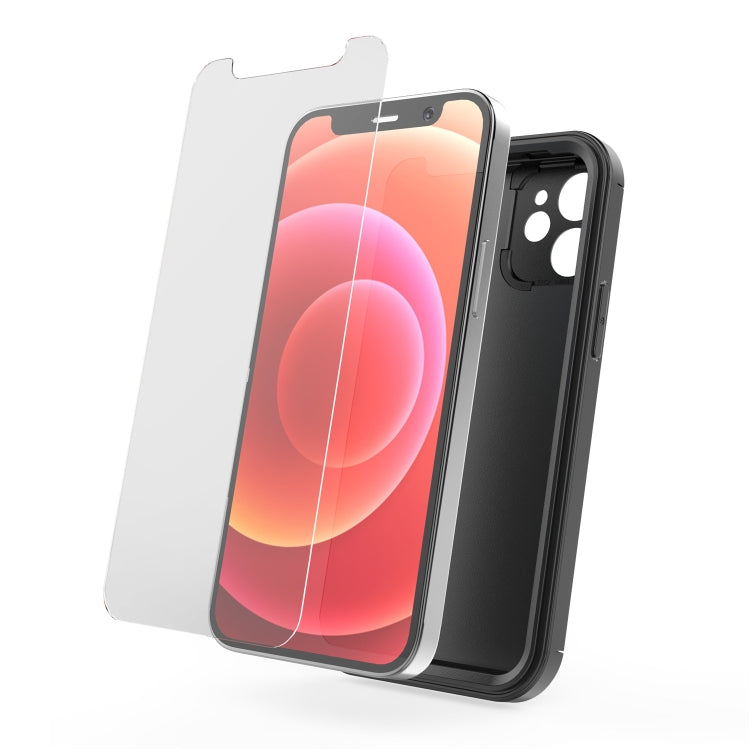 For iPhone 12 360 All-inclusive Shockproof Precise Hole PC + TPU Protective Case